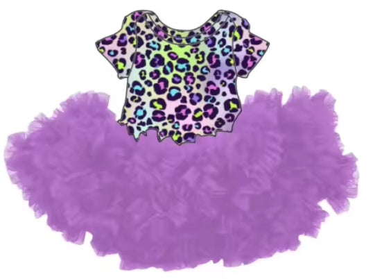 Pastel Prowl Bamboo Infants Newborn to 18m Dresses & Peplum Sets