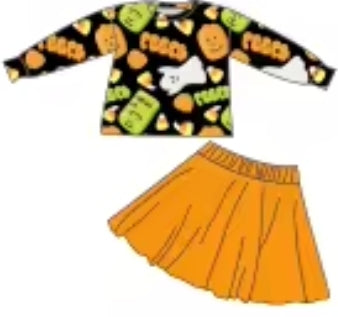 Monster Mash Munchies Bamboo Youth 9y to 15y Dresses & Peplum Sets