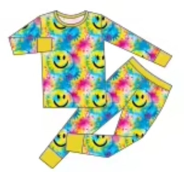 Neon Bliss Bamboo Childrens 2t-8y PJ's & Lounge Sets