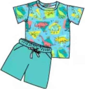 Dino Disco Bamboo Youth 9y to 15y 2pc Sets