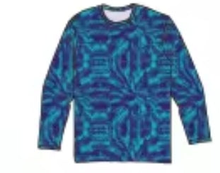 Aqua Ripple Bamboo Childrens 2t-8y Tops & Bottoms