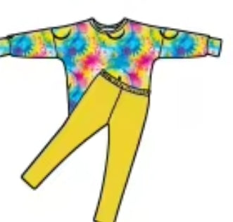 Neon Bliss Bamboo Childrens 2t-8y PJ's & Lounge Sets