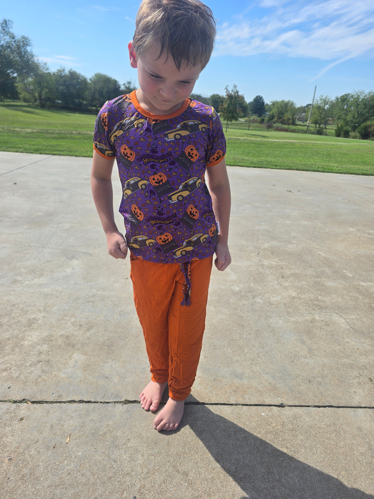 Spooky Town Express Short Sleeve Jogger