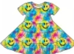 Neon Bliss Bamboo Infants Newborn to 18m Dresses & Peplum Sets
