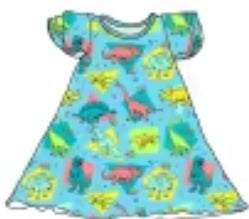 Dino Disco Bamboo Youth 9y to 15y PJ's & Lounge Set