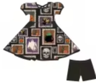 Haunted Post Bamboo Infants Newborn to 18m Dresses & Peplum Sets