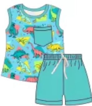 Dino Disco Bamboo Youth 9y to 15y 2pc Sets