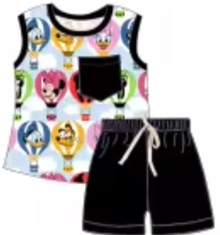 Sky Adventure Crew Bamboo Youth 9y to 15y 2pc Sets