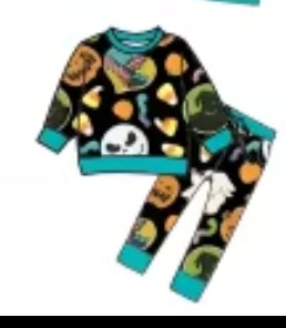 Nightmare Before Cookies Bamboo Childrens 2t-8y Daywear