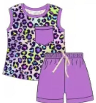 Pastel Prowl Bamboo Youth 9y to 15y 2pc Sets