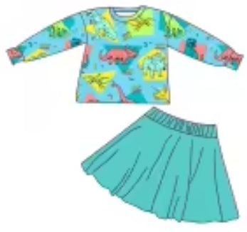 Dino Disco Bamboo Youth 9y to 15y Dresses & Peplum Sets