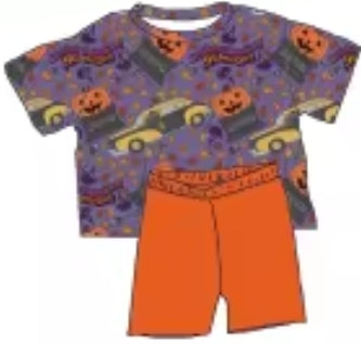 Spooky Town Express Bamboo Adult PJ's & 2pc Sets S-4X