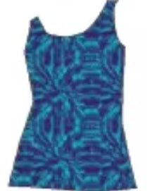 Aqua Ripple Bamboo Adult Tops & Bottoms S-4X