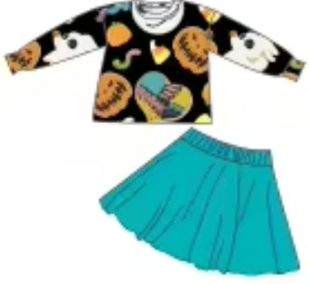Nightmare Before Cookies Bamboo Youth 9y to 15y Dresses & Peplum Sets