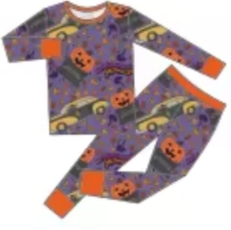 Spooky Town Express Bamboo Childrens 2t-8y PJ's & Lounge Sets