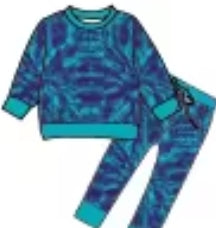 Aqua Ripple Bamboo Childrens 2t-8y Daywear