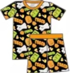 Monster Mash Munchies Bamboo Childrens 2t-8y PJ's & Lounge Sets