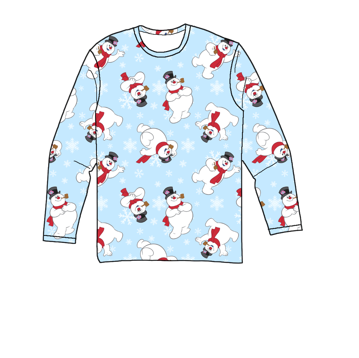 Frosty Dude Bamboo Long Sleeve Tee